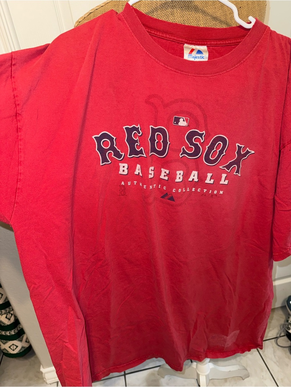 Majestic Red Crewneck Tee